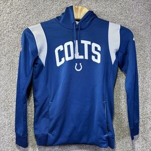 Indianapolis Colts Sweatshirt Womens Medium NFL Football Therma Fit Nike Hoodie